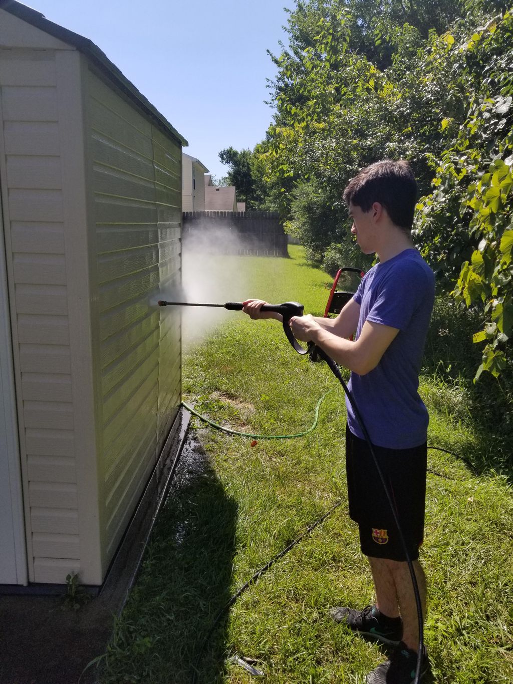 pressure washer cleaning