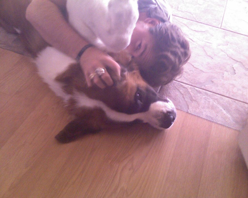 We are having a cuddle pile.