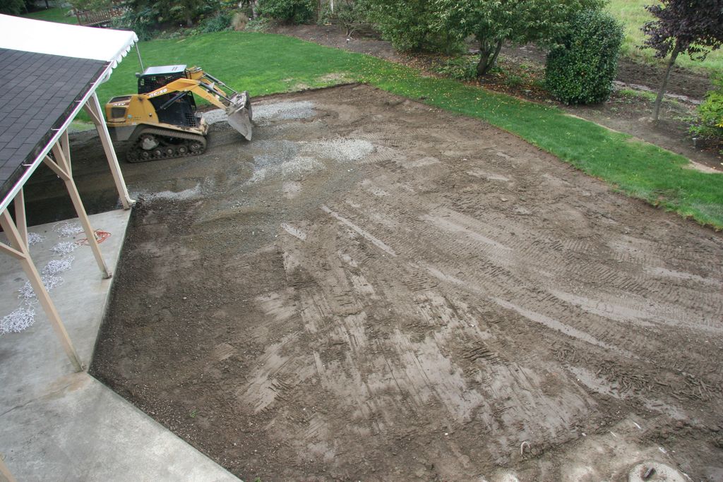 Progress Photo- Fire Pit Project - Using a mini-lo