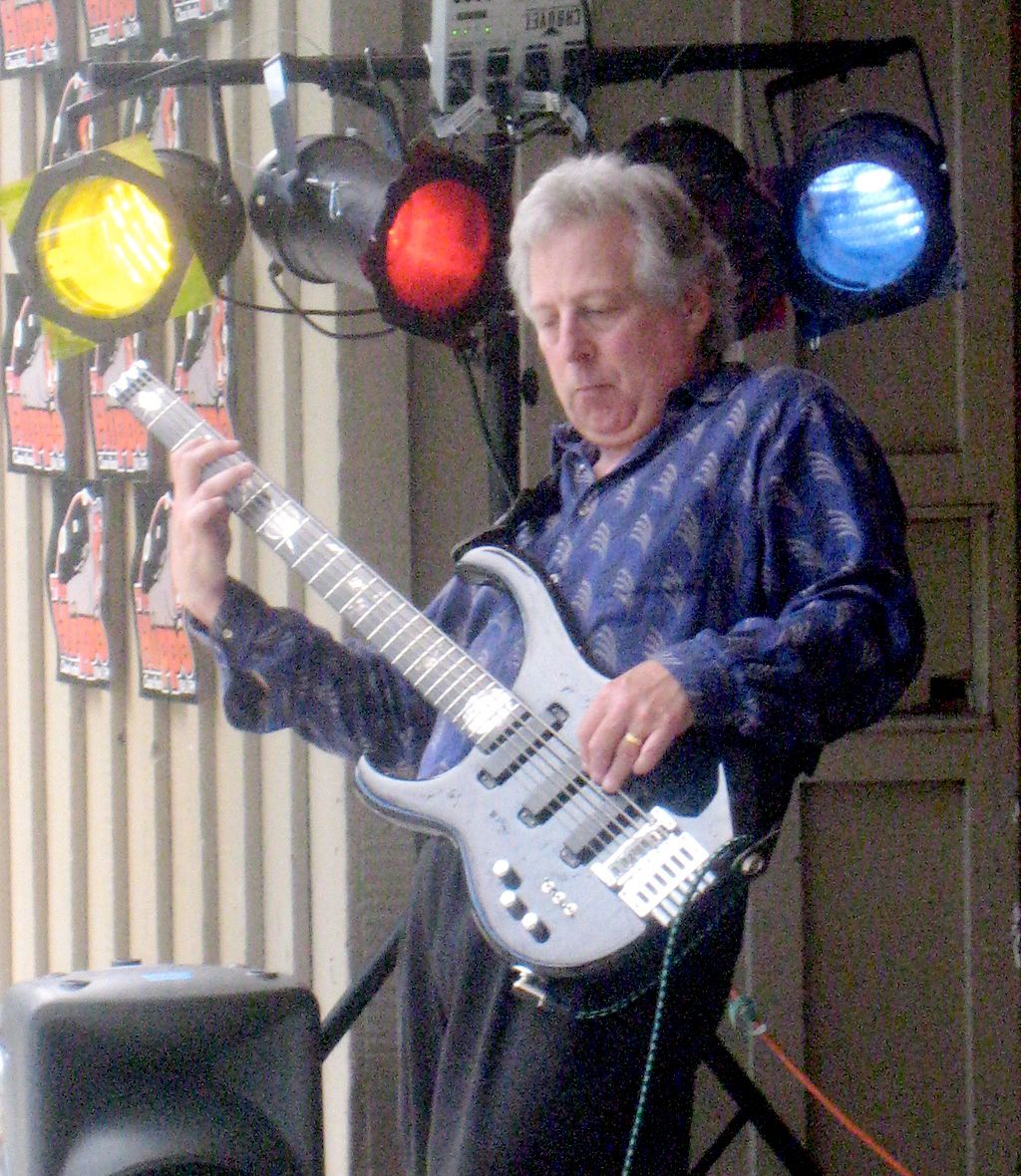 Furiously concentrating at a show in Monterey.