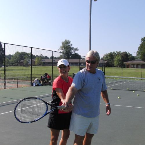 Tennis instruction available at Bur-Mil Park, Guil