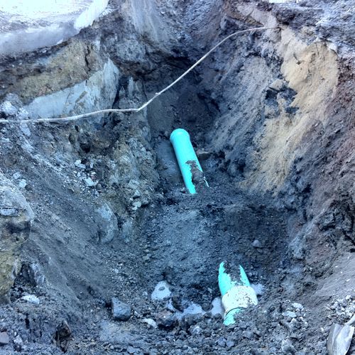Sewer pipe replacement in charlestown