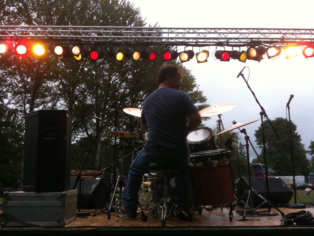 Backstage shot for the big summer show