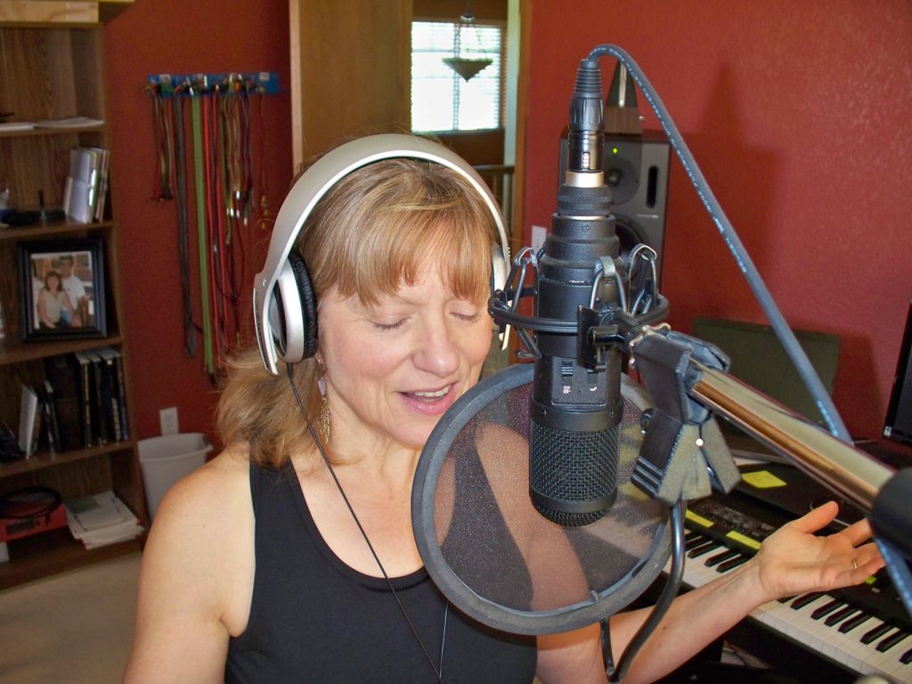 Laying down a vocal track