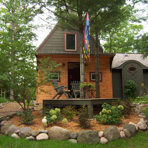 Wisconsin northwoods cabin addition