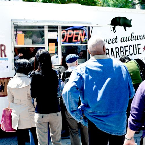Book the Sweet Auburn BBQ Mobile BBQ Trailer for y