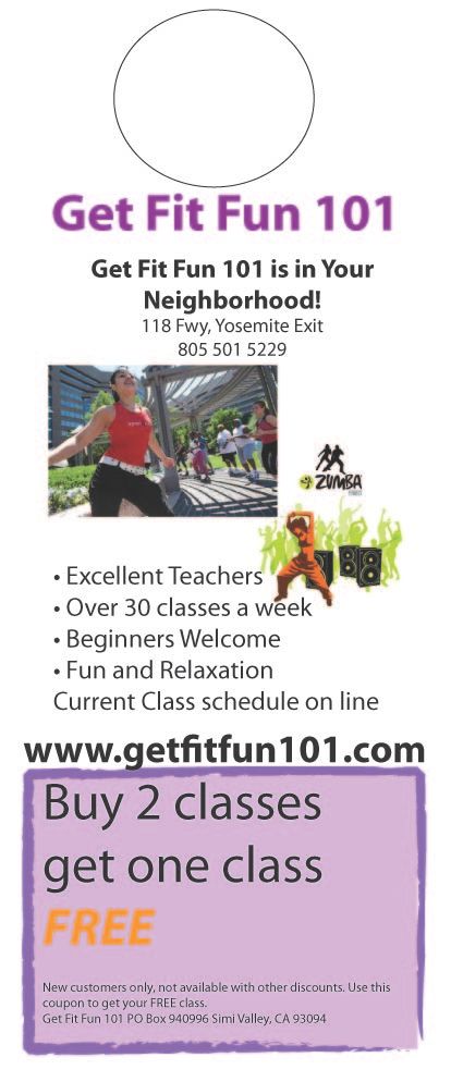 Workout door hanger I created for a personal train