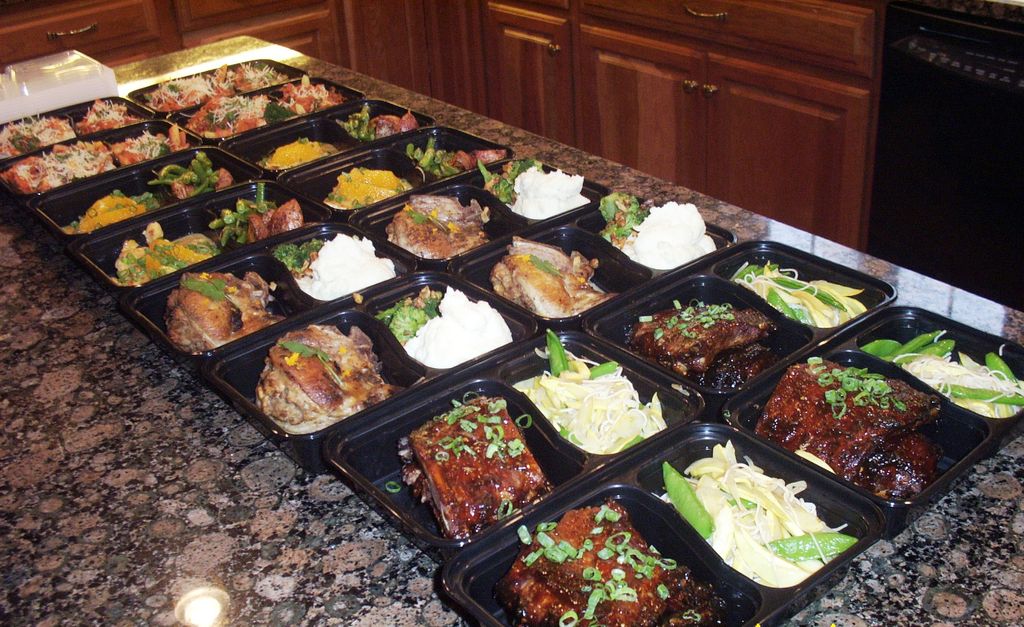 Containers filled with great meals for everyday us