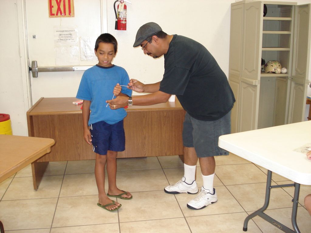 Children receive step by step instruction.