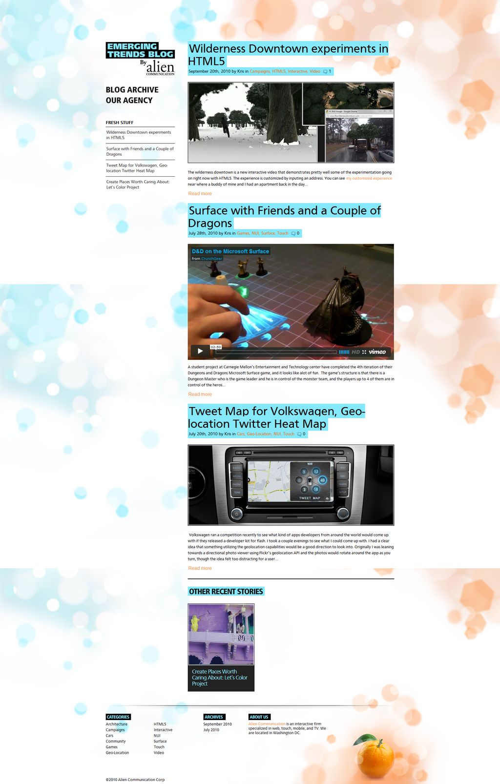Web Design - Wordpress custom template and site de