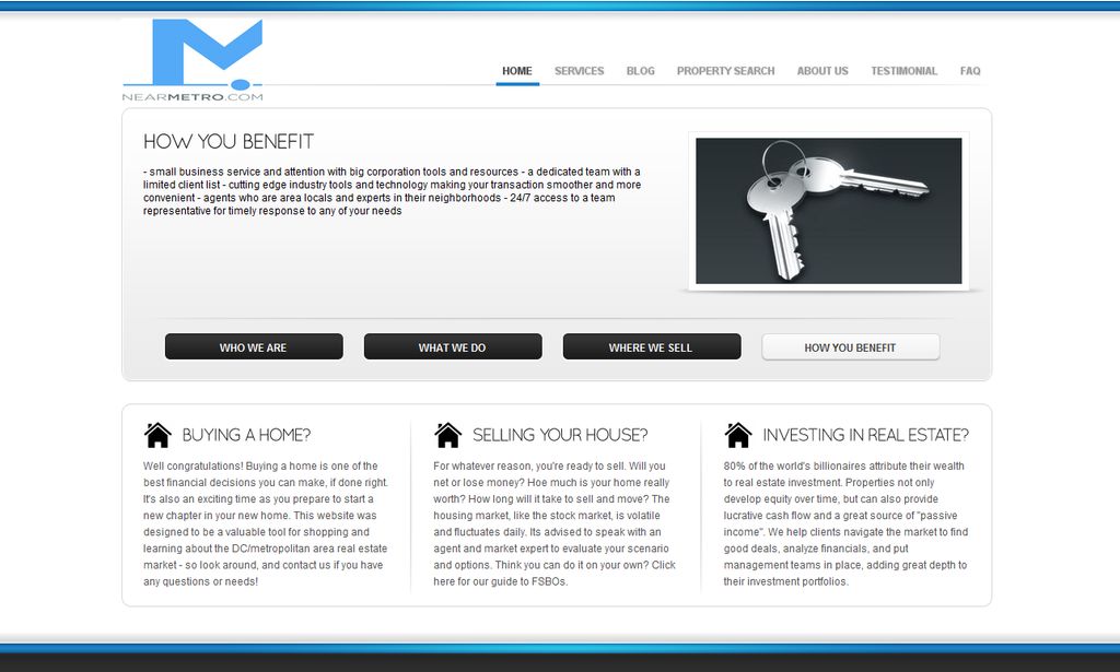 Web Design - Wordpress custom template and site de
