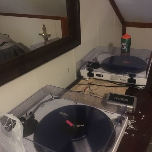 Old school DJ set up
