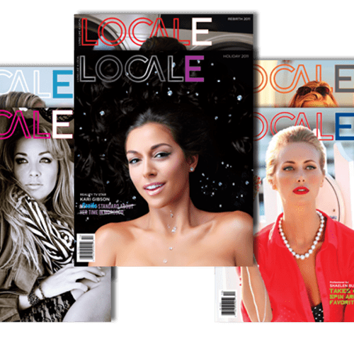 Locale Magazine cover designs & editorial layouts