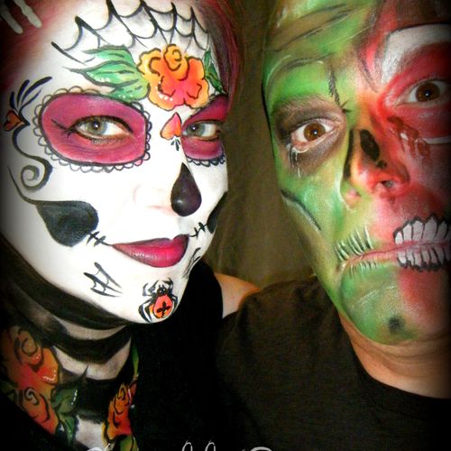 Painted by Caswell Designs Face Painting!