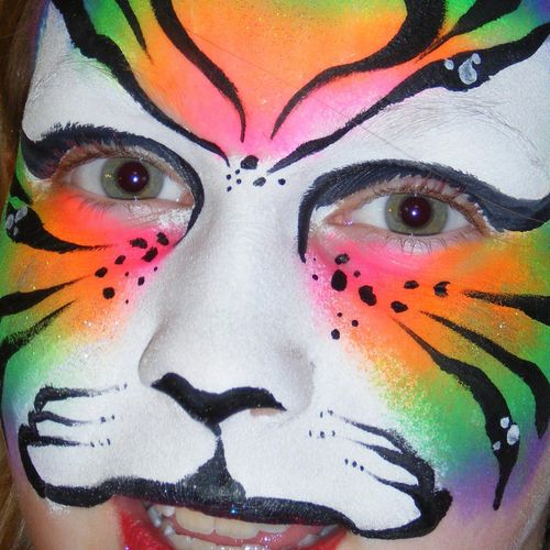 Painted by Caswell Designs Face Painting!