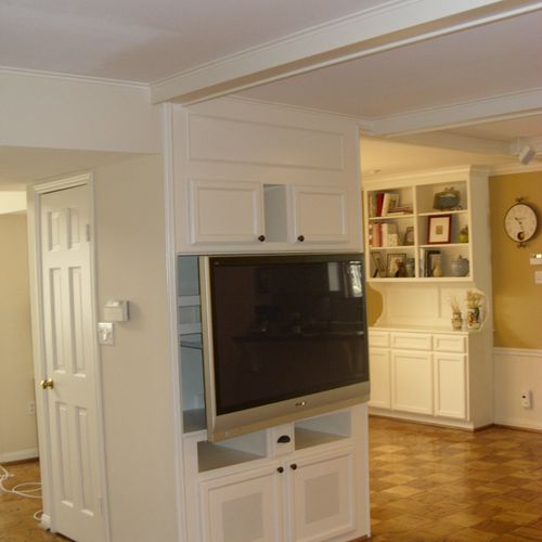 Custom woodwork and painting
