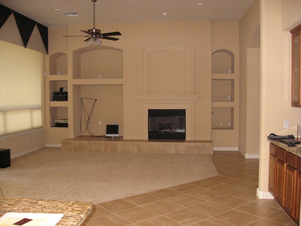 Family room interior design project