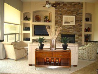 Completed family room