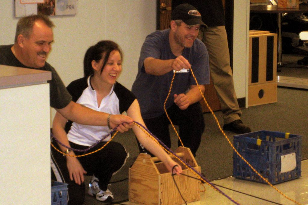Clients with chronic pain working together towards