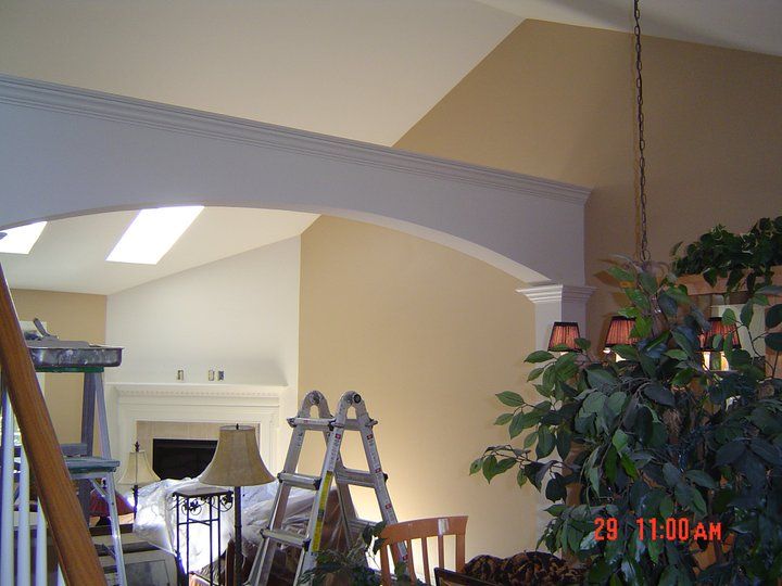 This is a house I did in Hershey. I painted the fa