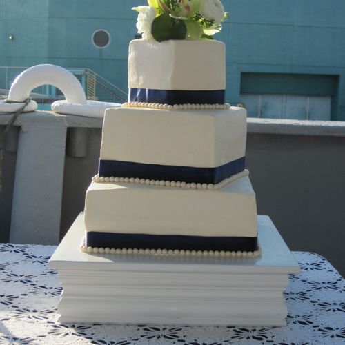 Wedding Cake aboard The USS Victory