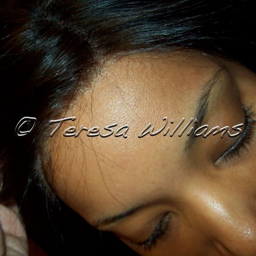 Lace wig hairline  close up