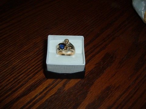 Here is that wax cast in our customers Gold and se
