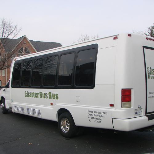 23 passenger minibus by charter bus r us
