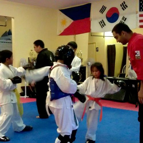 Kids Class sparring