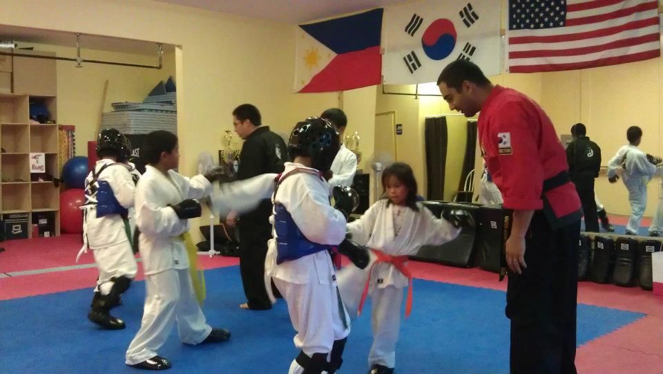 Kids Class sparring