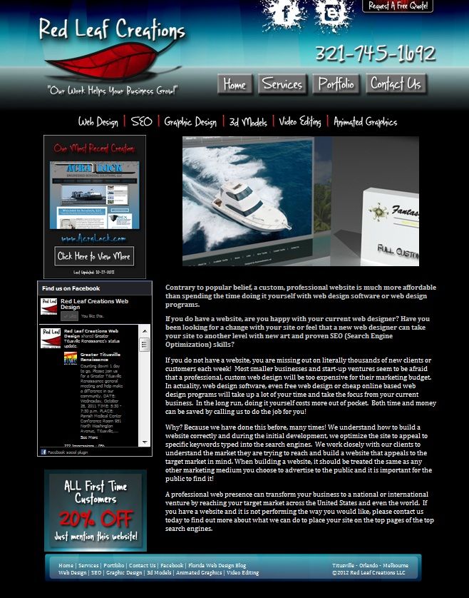 www.red-leaf-creations.com
Come visit us!