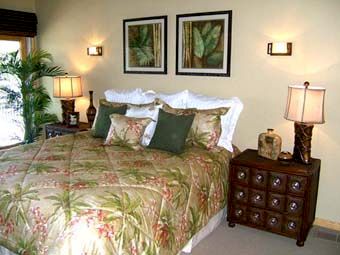Design & Decorating - Tropical bedroom decor