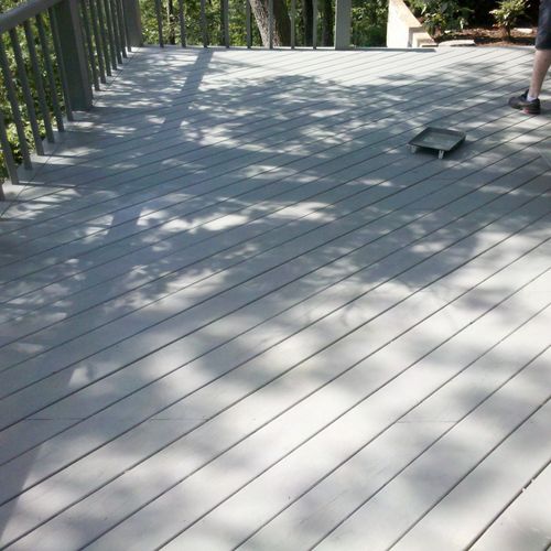 Deck rebuild and stain

After picure