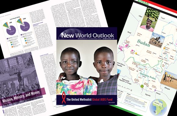 AKA helped produce New World Outlook and we were i