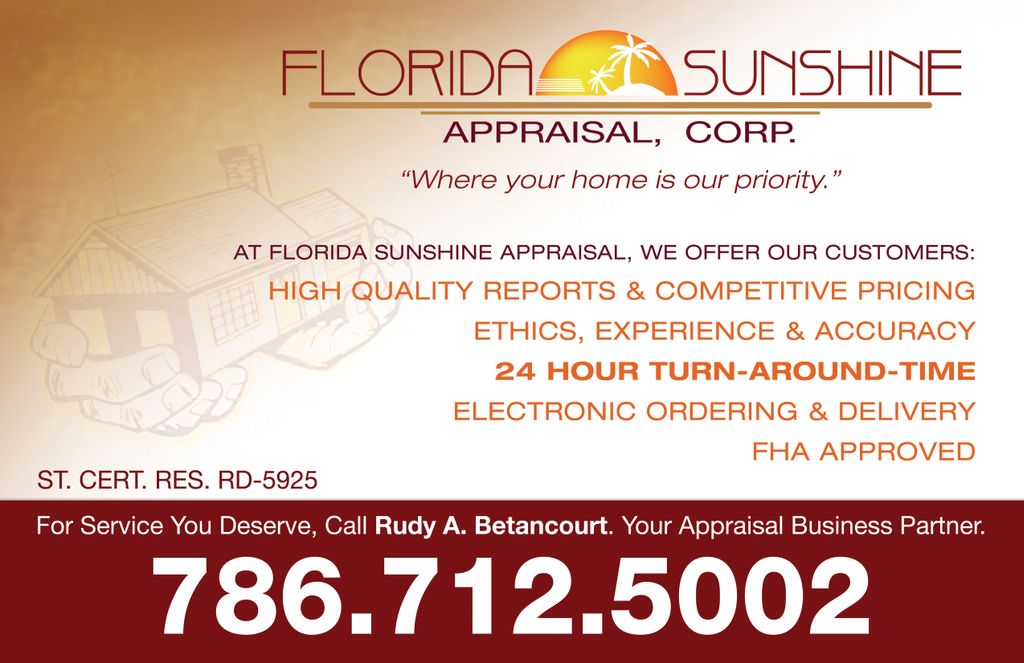 Florida Sunshine Appraisals, Corp.