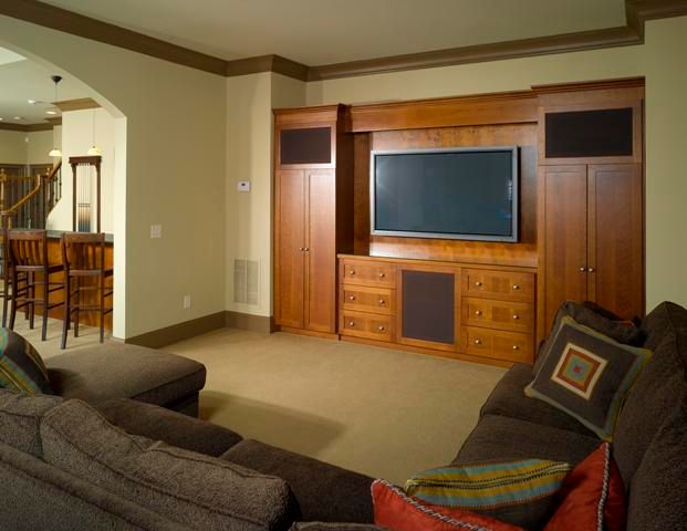 Great basement remodel by Masterworks Atlanta in M