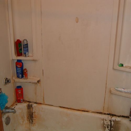 Shower after tenant moved out