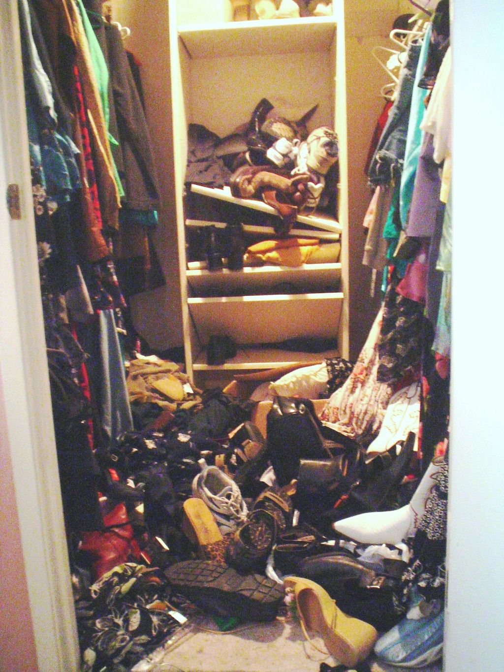 Clothes closet...before