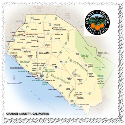 County of Orange Map