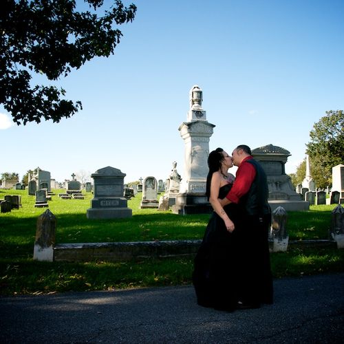 Recent wedding at Mt Olivet Cementary Frederick, M