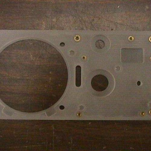 Aircraft panels with brass threaded inserts