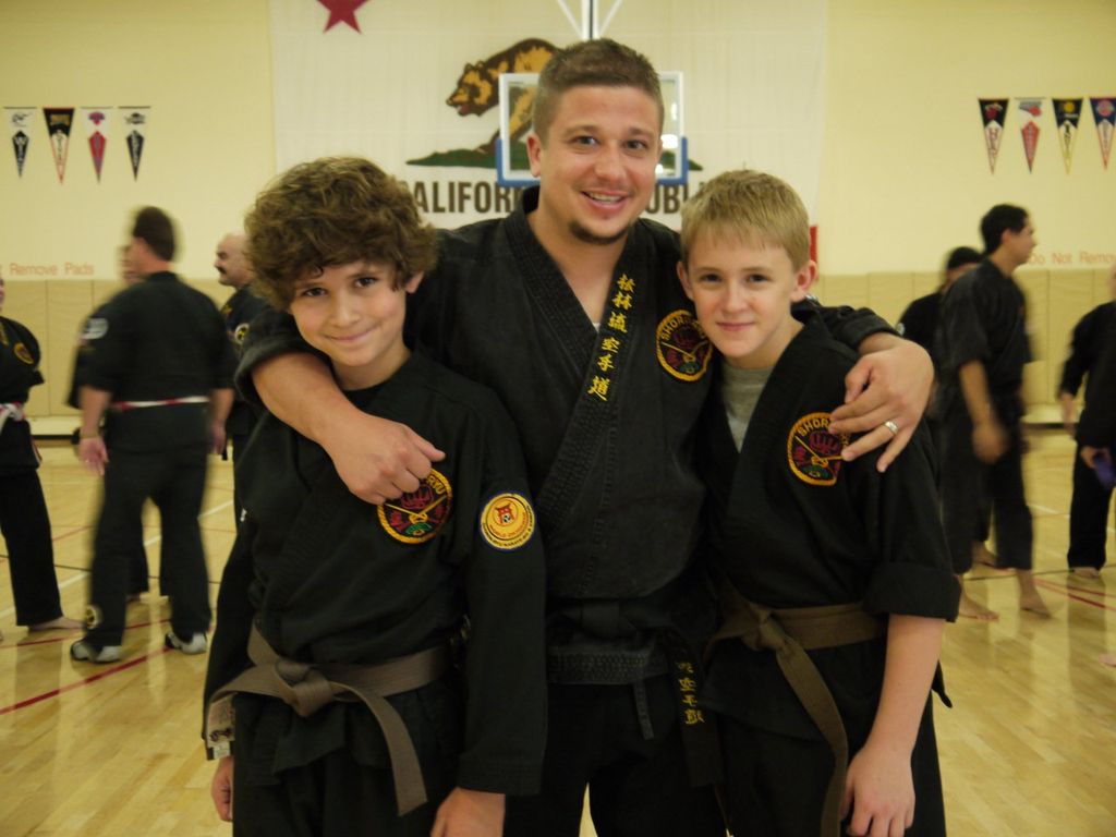 With My New Brown Belts!!!