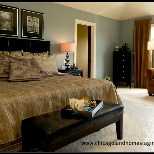 Naperville IL show home staged by Margaret Gehr