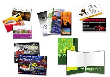 We can print and design everything from business c