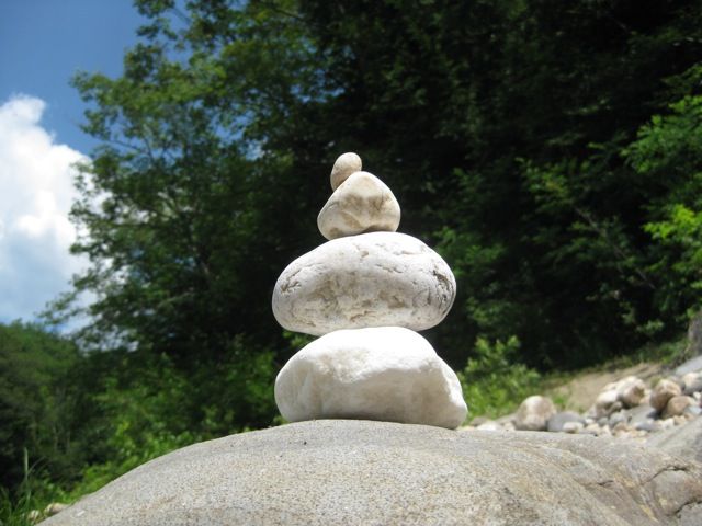 These is my photo of rocks that I had balanced at 