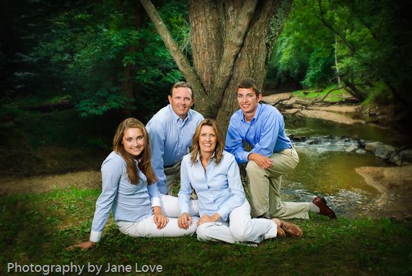 Outdoor family portrait