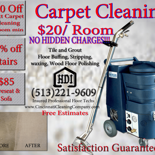 Printable Carpet cleaning coupons. 5132219609