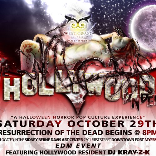 The Hollywood Undead Event Flyer (Client - West Co