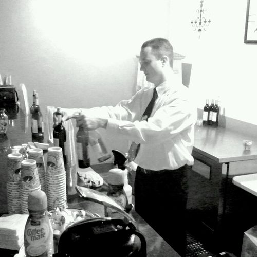 Tom Crouse - Bartending at the Corporate Room in W