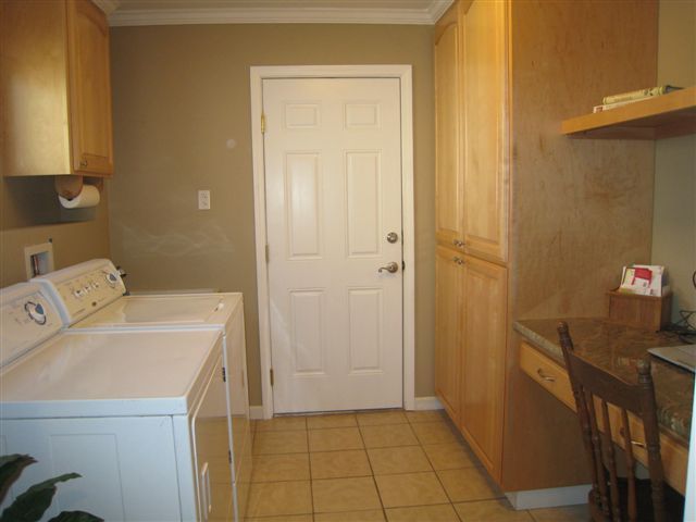New Laundry room/office and pantry space built.  C